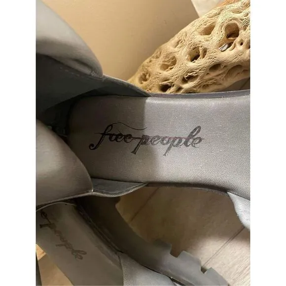 New Free People x FP Collection Maddox Lug Sole Sandals Size 40 (10US)