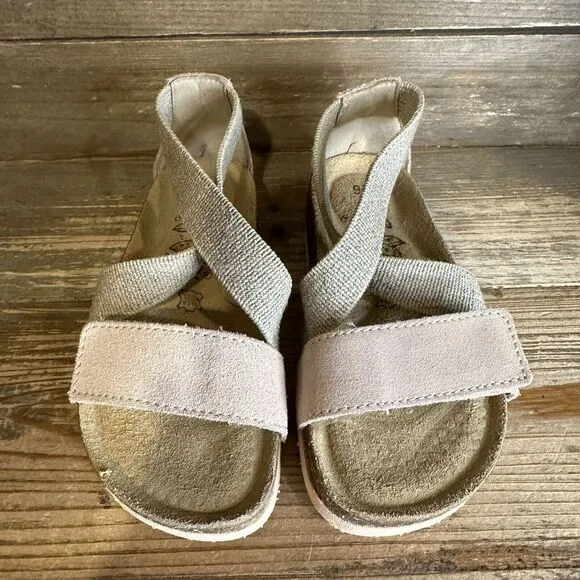New Girls Primigi Crisscross Boho Italian Brand Leather Sandals Size 9‎ C/EU 26