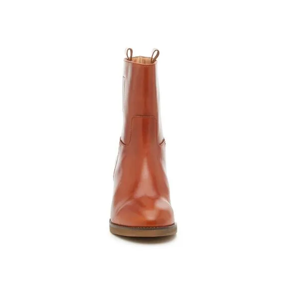 NEW In Box-Free people Tabby Ankle Bootie Tuscan Tan Cognac Sz:37.5 (7) Ret$198