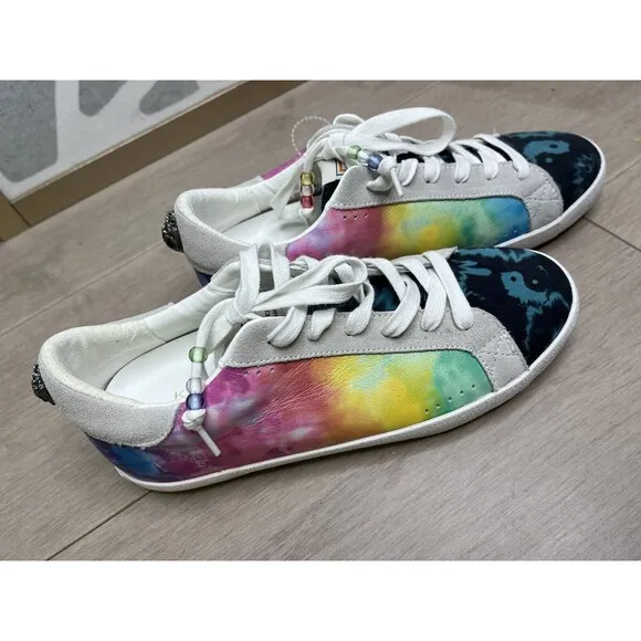 New Kurt Geiger London Lexi Eagle Women Sneakers Shoes 36.5 Us 6 Leather