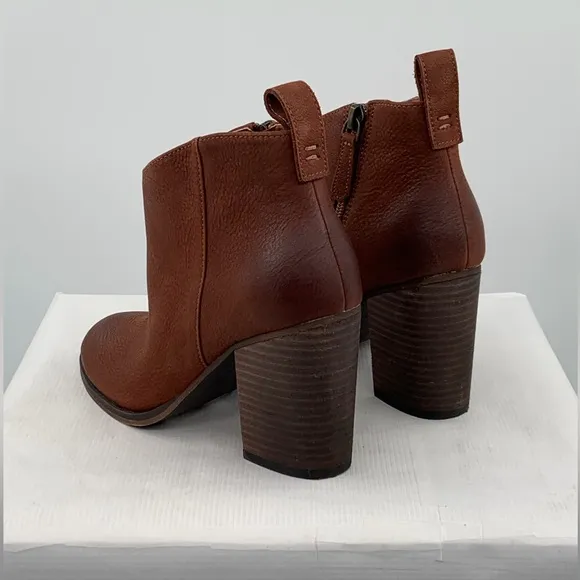 🌹New Listing🌹NWT BP Lance Leather Block Heel Bootie Ankle Boots