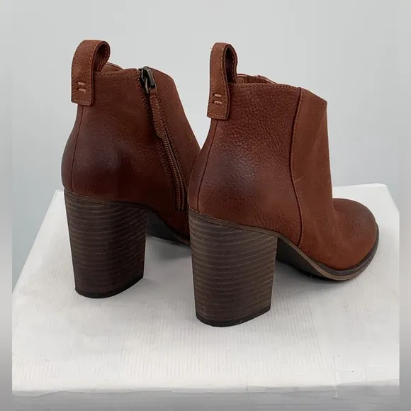🌹New Listing🌹NWT BP Lance Leather Block Heel Bootie Ankle Boots