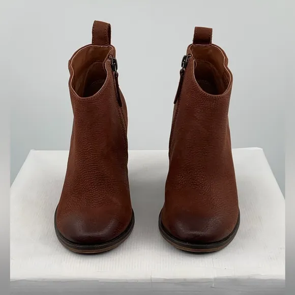 🌹New Listing🌹NWT BP Lance Leather Block Heel Bootie Ankle Boots