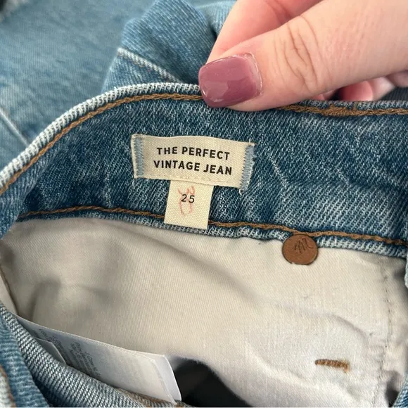 New Madewell The Perfect Vintage Jean in Ainsworth Wash