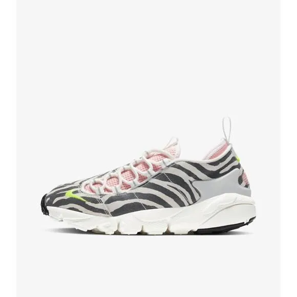 NEW NIKE women's olivia kim air footscape shoes in summit white/volt/bleached co