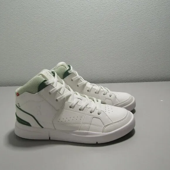 NEW On Cloud The Roger Clubhouse Mid Mens Size 8 Comfort Running Green White