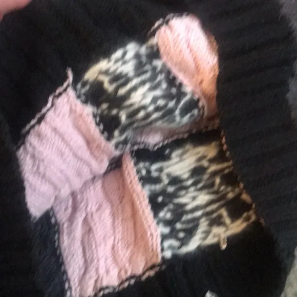 🌸NEW🌸 Patchwork Hand Knitted Vintage Sweater