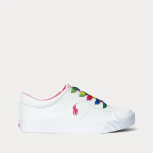NEW Polo Ralph Lauren Elmwood size 7.5 Womens Pink Rainbow shoes