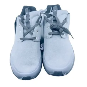 NEW Quicksilver Shoes Voyage Textile Cruiser Sneaker Lace-Up Slip On Gray Mens 9