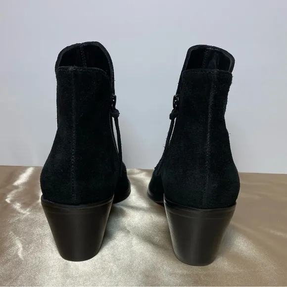 New Rebecca Minkoff Boho Lulu Floral Embroidered Suede Leather Bootie Size 8