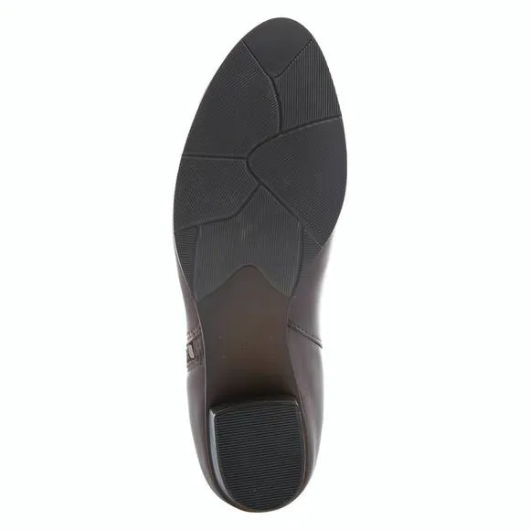 NEW SPRING STEP SHOES women's stockholm leather bootie in dark brown