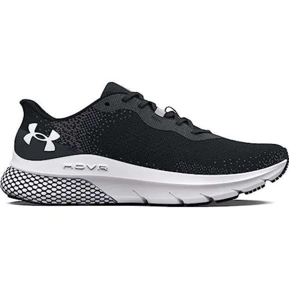 NEW UNDER ARMOUR WOMEN'S HOVR TURBULENCE 2, (001) BLACK/JET GRAY/WHITE, 8, US