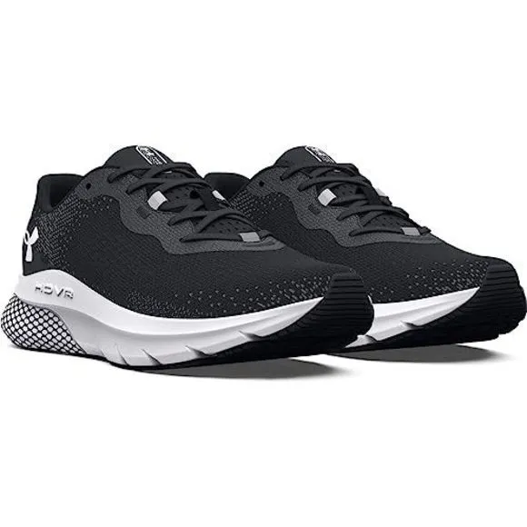 NEW UNDER ARMOUR WOMEN'S HOVR TURBULENCE 2, (001) BLACK/JET GRAY/WHITE, 8, US