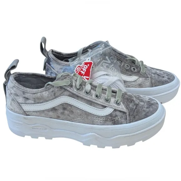 NEW Vans Crushed Velvet Sentry Old Skool WC Sneakers
