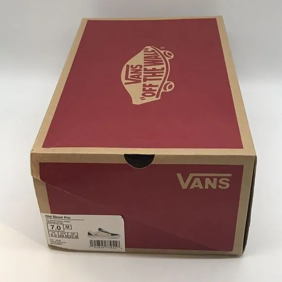 NEW Vans Old Skool Pro Sty Navy/Classic White Men's 7M Skateboarding Casual Shoe