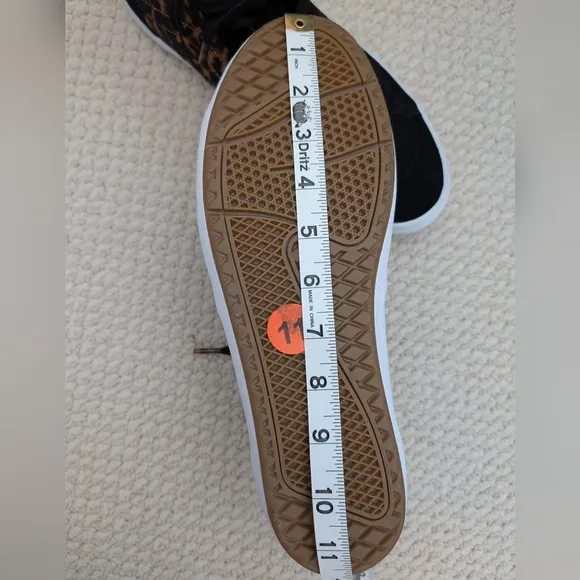 NEW VANS The Lizzie Sneaker Tortoise Shell Unisex MEN 11 WOMEN 12.5 Brown Black