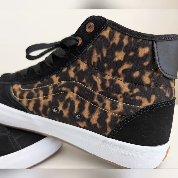 NEW VANS The Lizzie Sneaker Tortoise Shell Unisex MEN 11 WOMEN 12.5 Brown Black