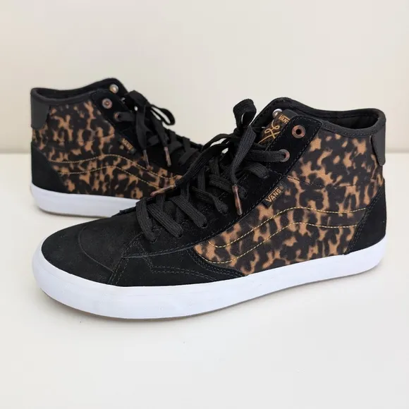 NEW VANS The Lizzie Sneaker Tortoise Shell Unisex MEN 11 WOMEN 12.5 Brown Black