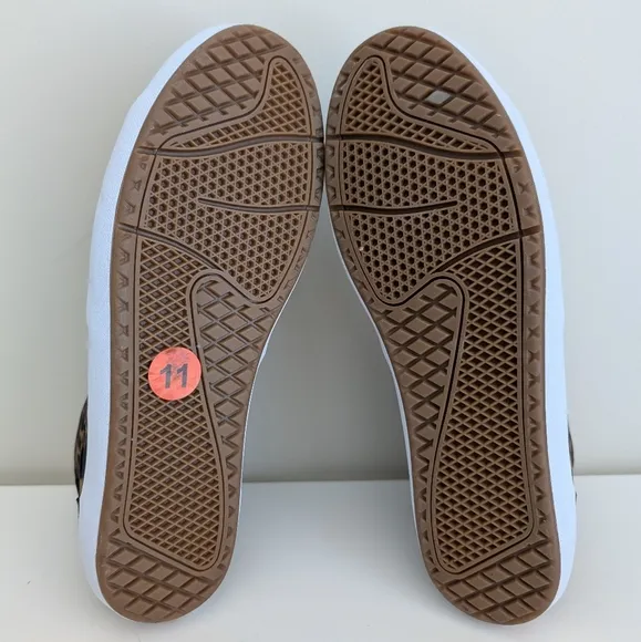 NEW VANS The Lizzie Sneaker Tortoise Shell Unisex MEN 11 WOMEN 12.5 Brown Black