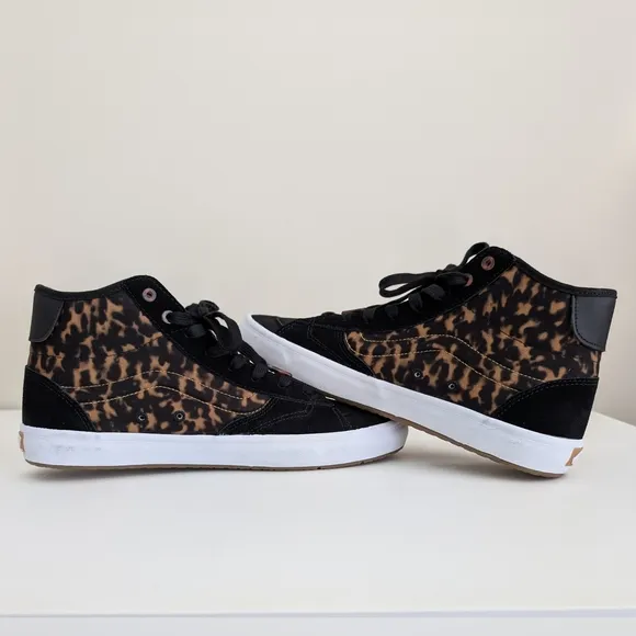 NEW VANS The Lizzie Sneaker Tortoise Shell Unisex MEN 11 WOMEN 12.5 Brown Black