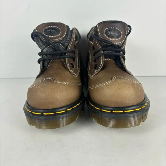 new vintage dr martens womens smoke chunky boots grunge streetwear womens size 5