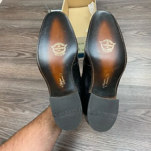 NEW Vintage Florsheim Imperial Black Beatle Ankle Boots 8.5
