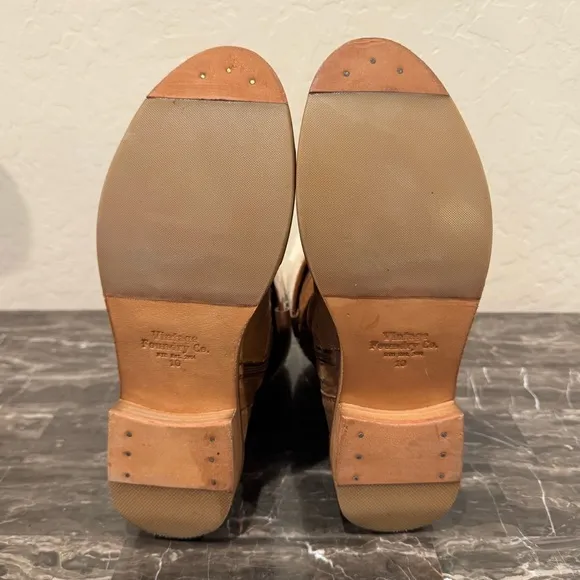 NEW Vintage Foundry Co. Trina Leather Fold Over Boots