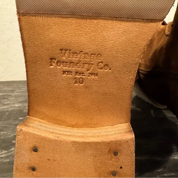 NEW Vintage Foundry Co. Trina Leather Fold Over Boots