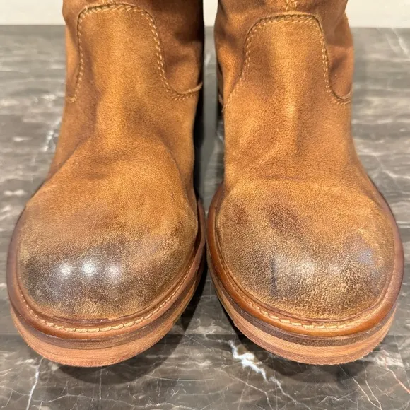 NEW Vintage Foundry Co. Trina Leather Fold Over Boots