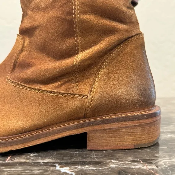 NEW Vintage Foundry Co. Trina Leather Fold Over Boots