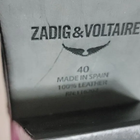 NEW Zadig &amp; Voltaire Western Boots Womens 9 Suede Boho Cowgirl Country Designer