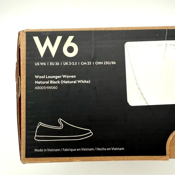 NIB NWT New Allbirds Women's Wool Lounger Woven 6 Shoes Slides Slip On Loafers