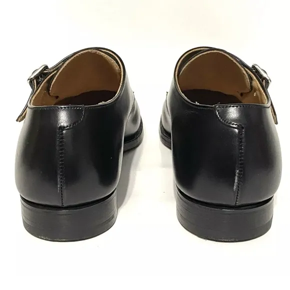NIB Peal &amp; Co 8.5 D Mono Strap Dress Shoes Mens Leather Brooks Bros
