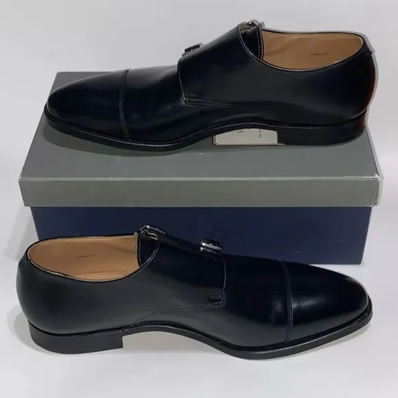 NIB Peal &amp; Co 8.5 D Mono Strap Dress Shoes Mens Leather Brooks Bros