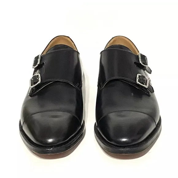 NIB Peal &amp; Co 8.5 D Mono Strap Dress Shoes Mens Leather Brooks Bros