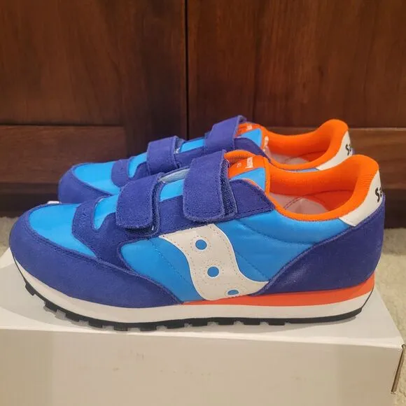 NIB Saucony Kids Jazz Double Hook Loop Sneaker Shoes Youth 6/EU 38/ Women 7-7.5
