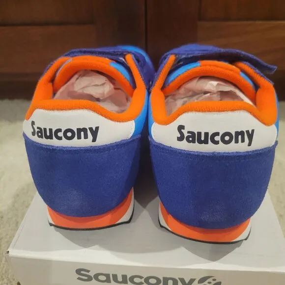 NIB Saucony Kids Jazz Double Hook Loop Sneaker Shoes Youth 6/EU 38/ Women 7-7.5