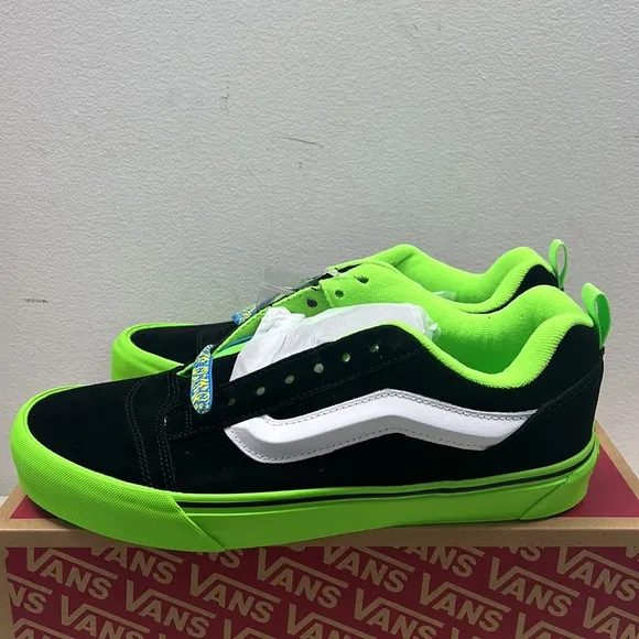NIB - Vans Knu Skool 'Pop Outsole - Green' VN000CRPGRN - Size 10.5