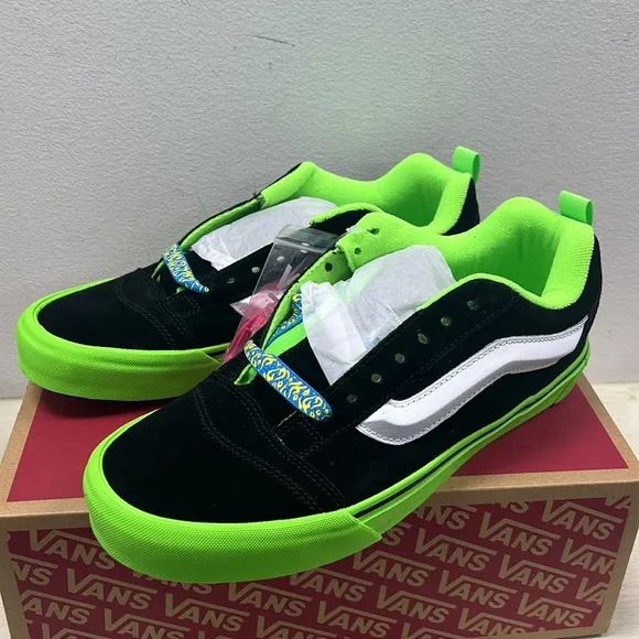NIB - Vans Knu Skool 'Pop Outsole - Green' VN000CRPGRN - Size 10.5