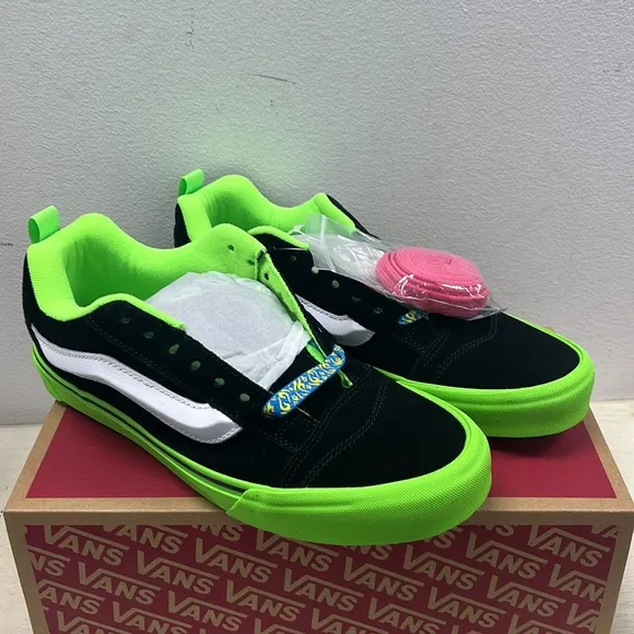 NIB - Vans Knu Skool 'Pop Outsole - Green' VN000CRPGRN - Size 10.5