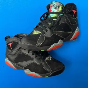 Nike 705350 007 Mens Air Jordan 7 Retro Barcelona Nights Basketball Shoes Sz 10.