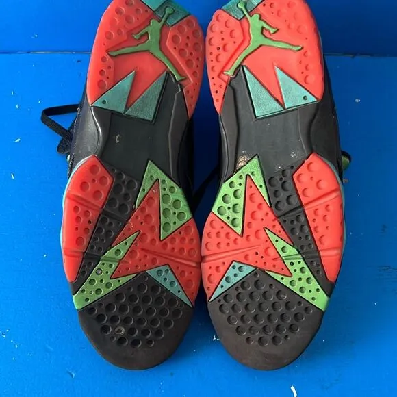 Nike 705350 007 Mens Air Jordan 7 Retro Barcelona Nights Basketball Shoes Sz 10.