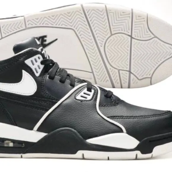 Nike Air Flight 89' Black White Mens Retro Basketball Shoes Size 10.5 CU4833 015
