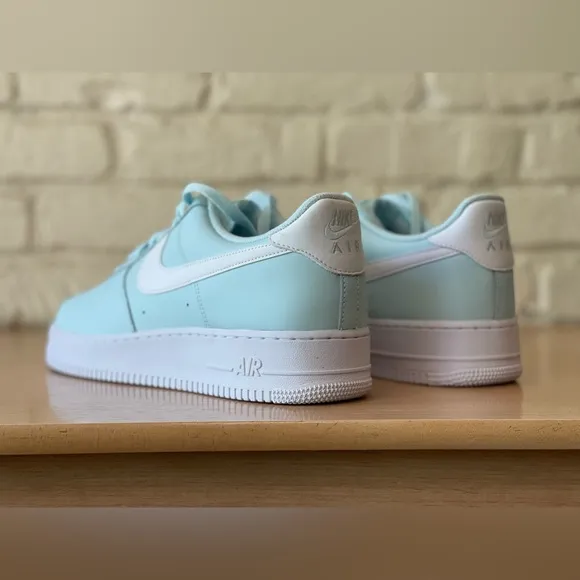 Nike Air Force 1 '07 Low Retro Glacier Blue White Shoes FJ4146-400 Men Size 13
