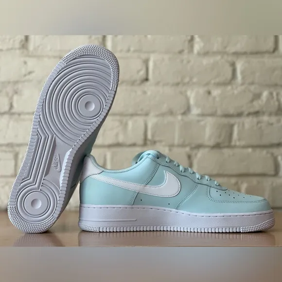 Nike Air Force 1 '07 Low Retro Glacier Blue White Shoes FJ4146-400 Men Size 13