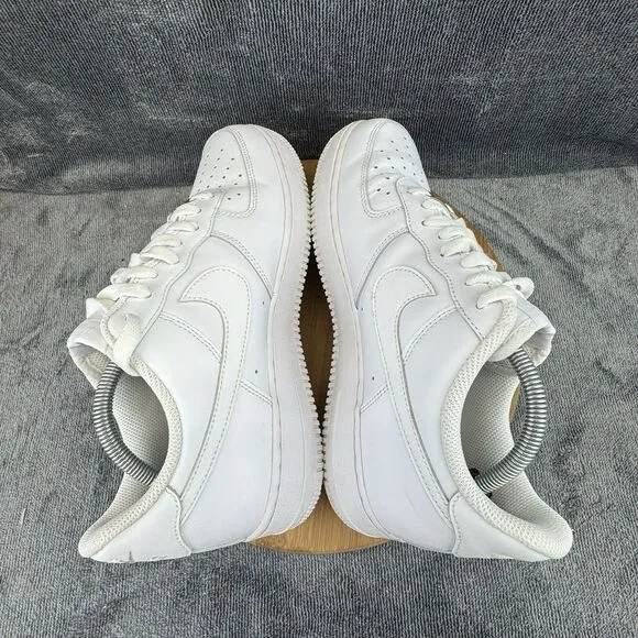 Nike Air Force 1 07 Shoe Mens Size 10 Triple White Basketball Street Sneakers