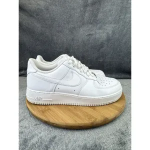 Nike Air Force 1 07 Shoes Mens Size 10 Triple White Basketball Street Sneaker