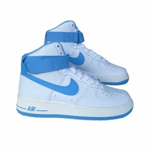 ⭐Nike Air Force 1 High OG QS 8.5 Women's Shoes White University Blue DX3805-100
