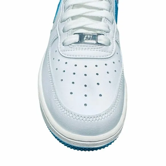 ⭐Nike Air Force 1 High OG QS 8.5 Women's Shoes White University Blue DX3805-100
