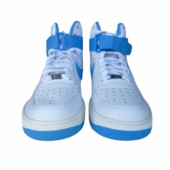 ⭐Nike Air Force 1 High OG QS 8.5 Women's Shoes White University Blue DX3805-100